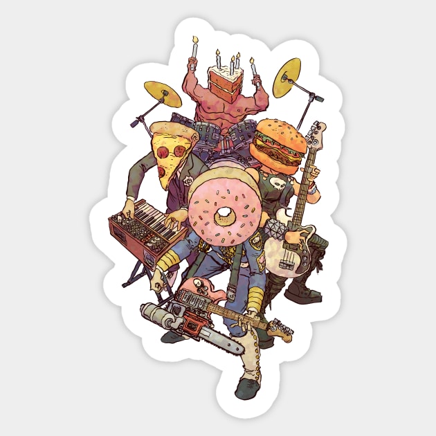 Junk Food Rocks Sticker by jesse.lonergan